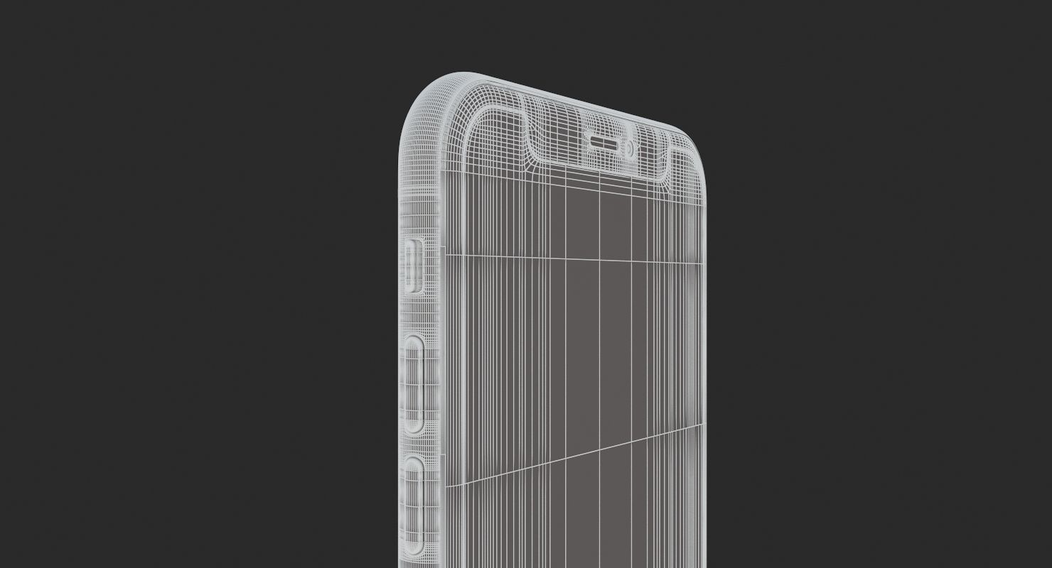 iPhone XS Max Space Gray 3D model_12