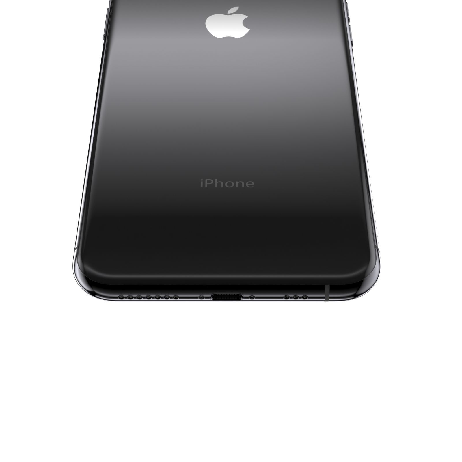 iPhone XS Max Space Gray 3D model_4