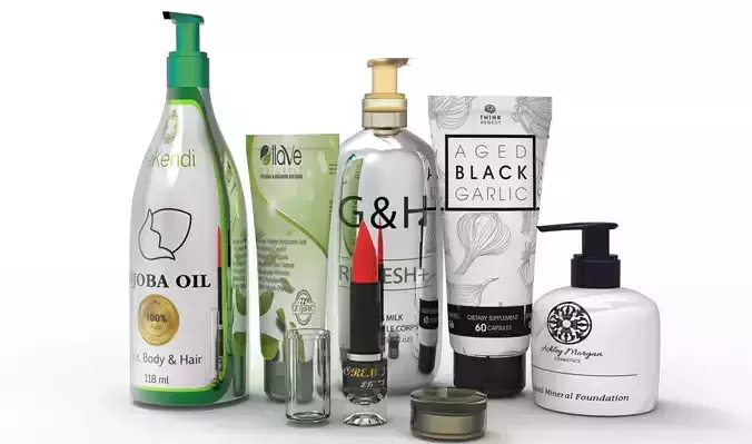 3D Cosmetics Product Modeling