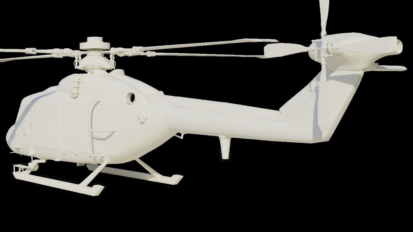 Westland Lynx Helicopter 3D model_5