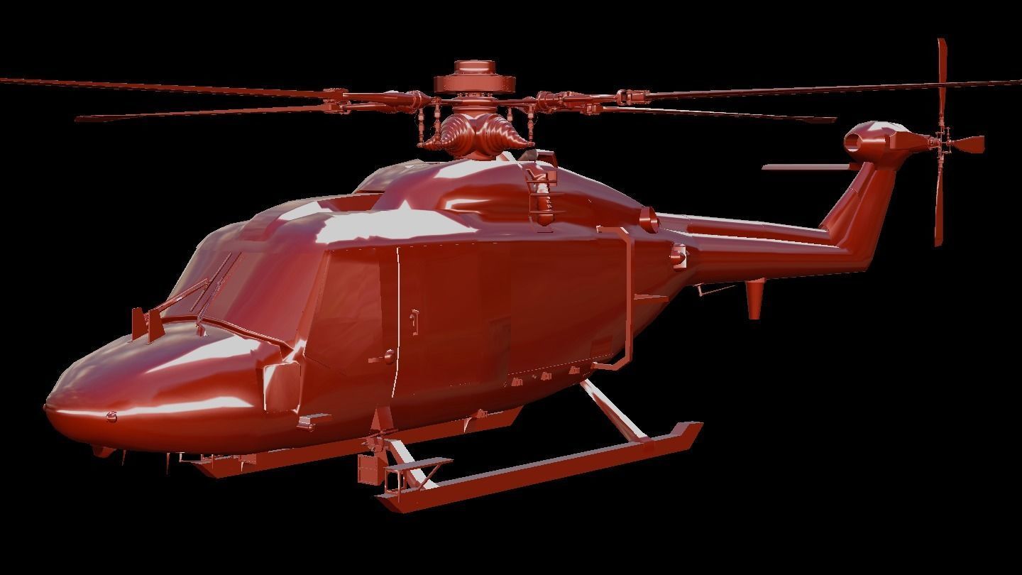 Westland Lynx Helicopter 3D model_7