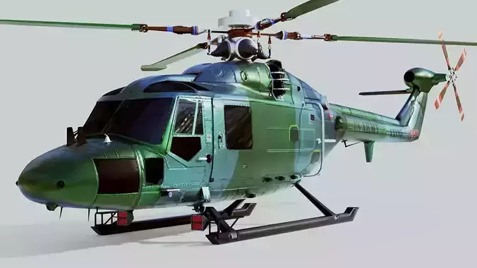 Westland Lynx Helicopter 3D model