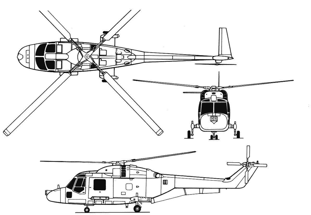 Westland Lynx Helicopter 3D model_10