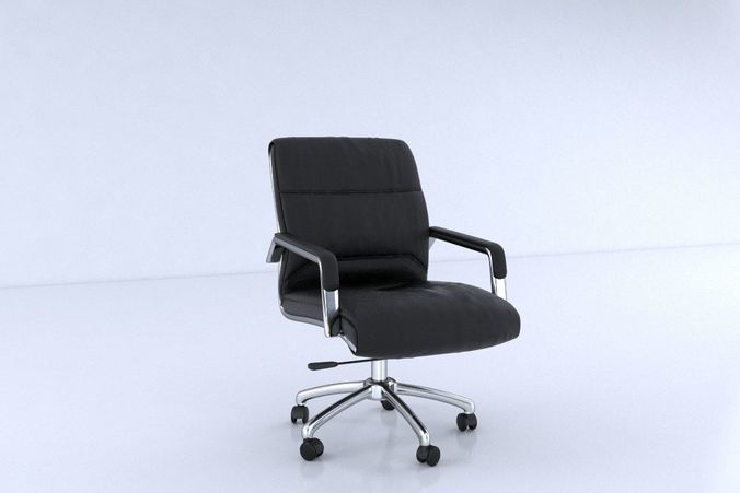 CHAIR OFFICE COUNCIL LOW 3D model