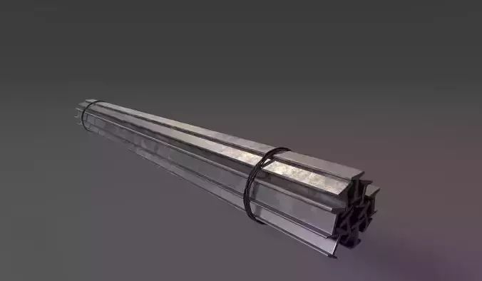 Track metal rod