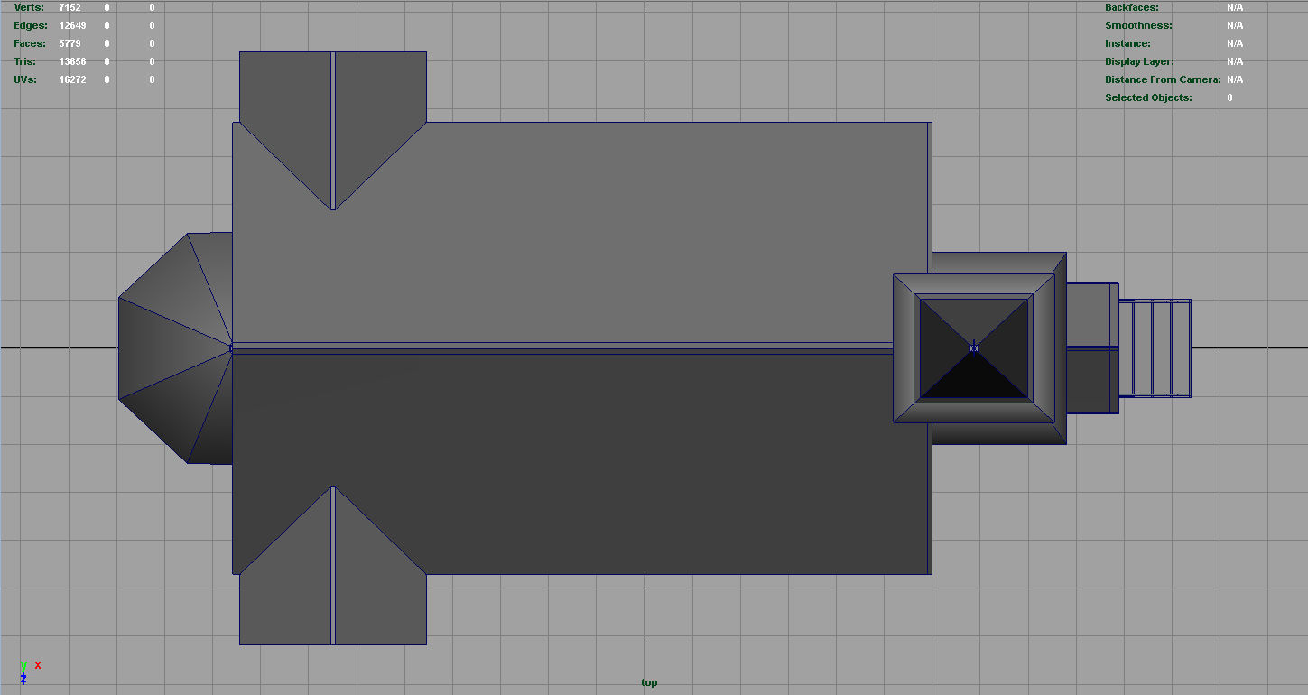 AMERICAN CHURCH Low-poly 3D model_12