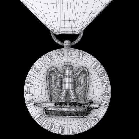 US Medals set 3D Model Collection_19