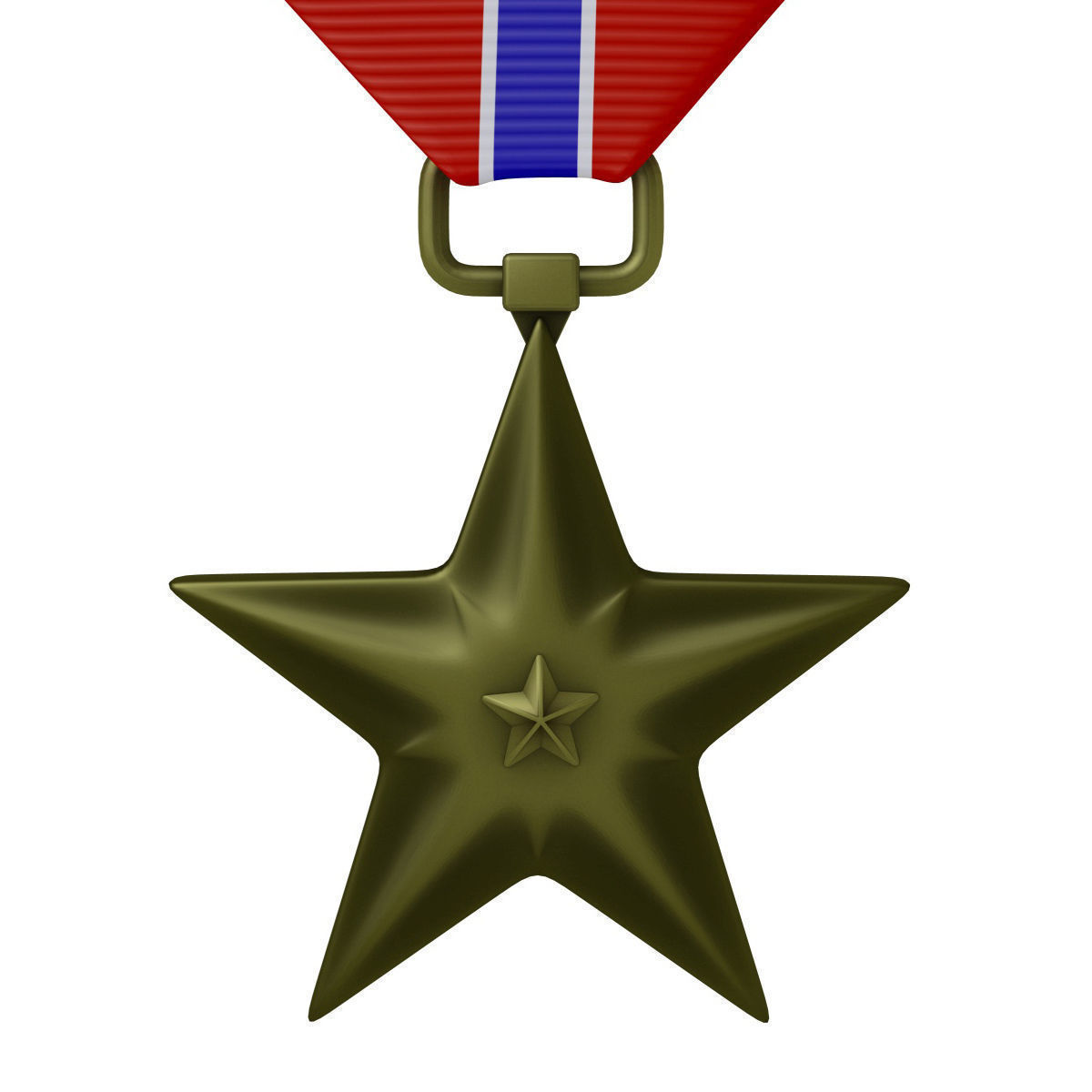 US Medals set 3D Model Collection_2