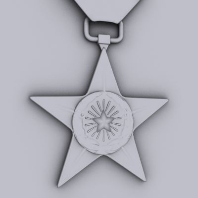 US Medals set 3D Model Collection_27