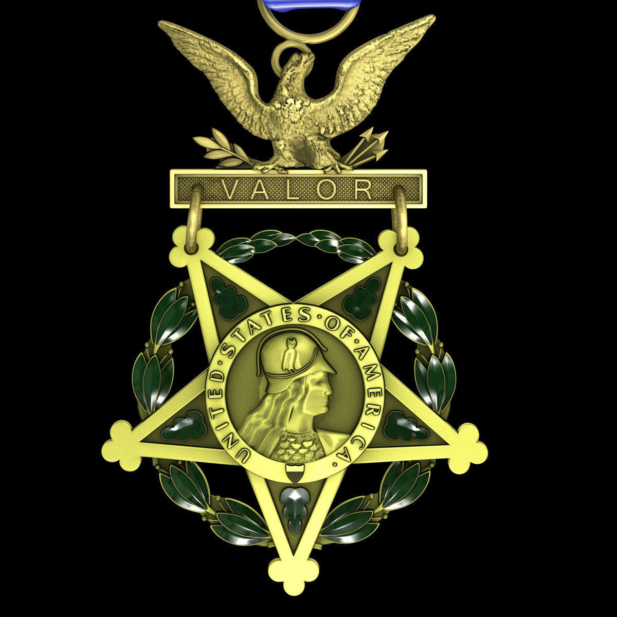 US Medals set 3D Model Collection_6