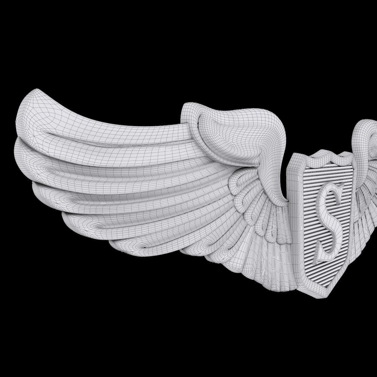 USAF Wings Badge set 3D Model Collection_28