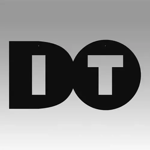 DOIT logo  3D model