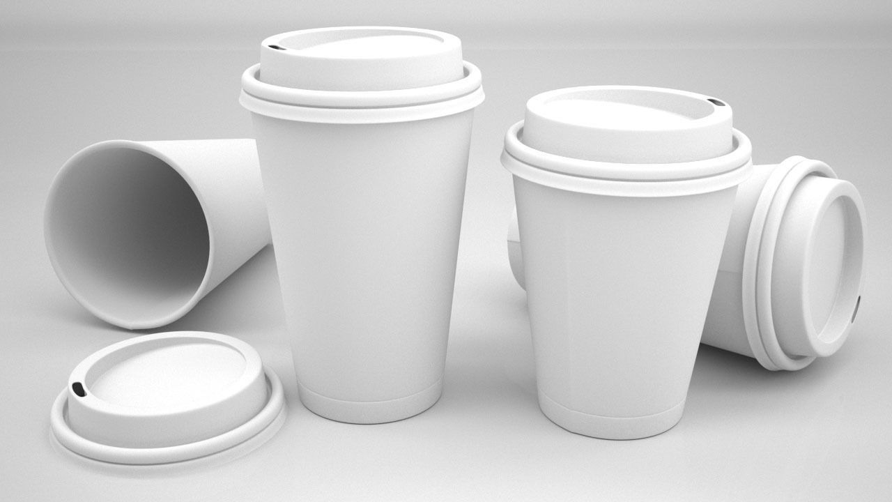 Paper cup coffee free 3D model | CGTrader