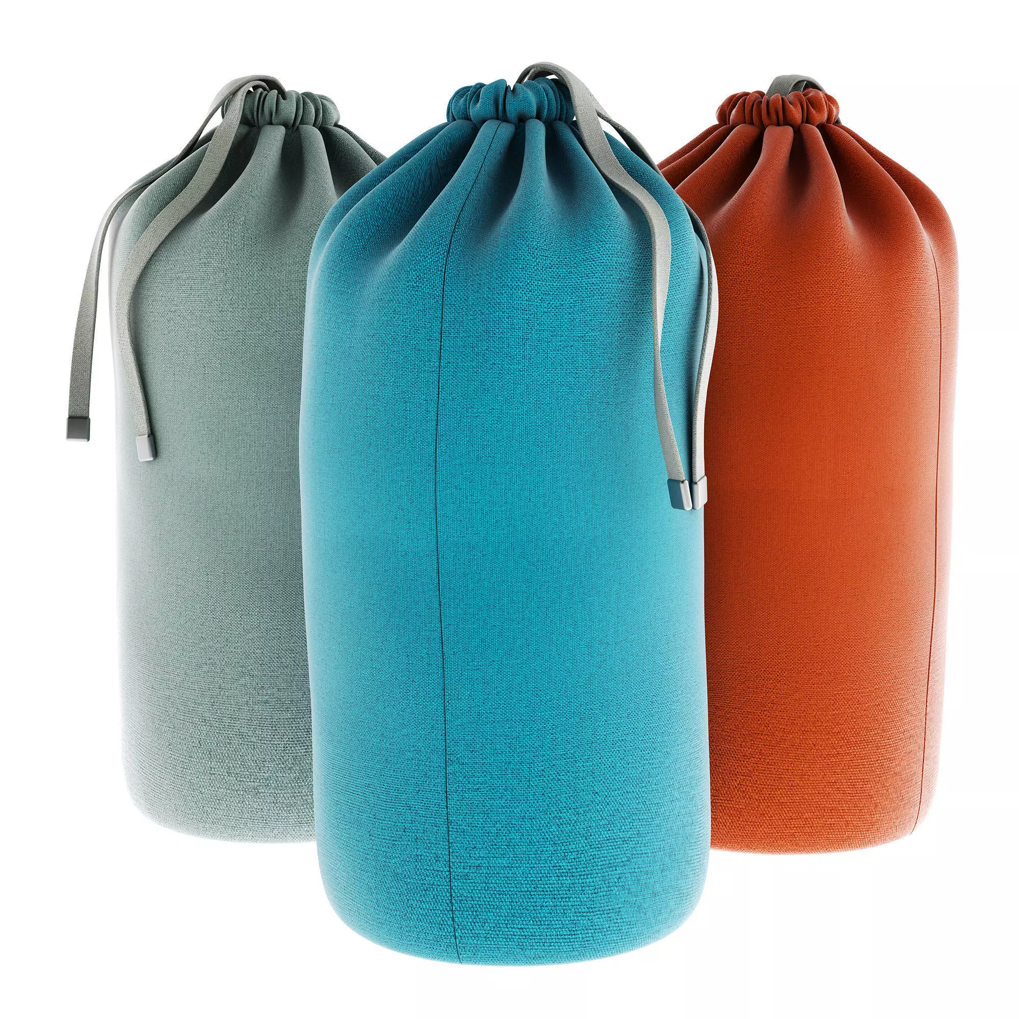 Textile Tie Bag 3D model