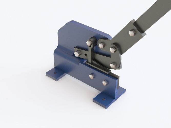 Hand plate shear tools 3D model