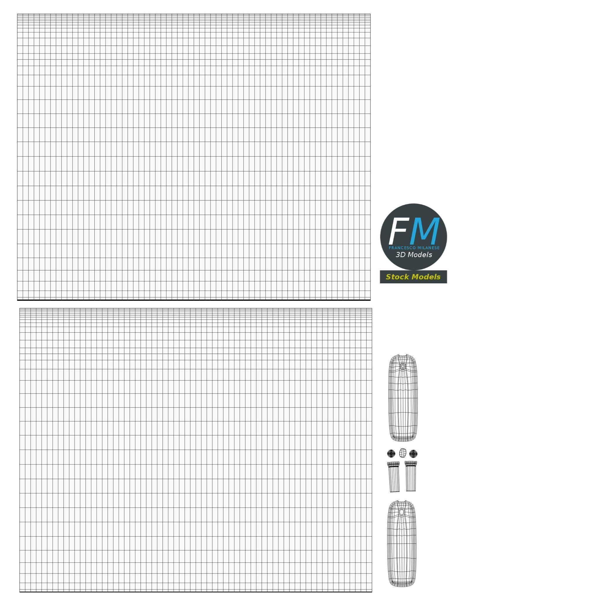 Banker lamp 3D model_12