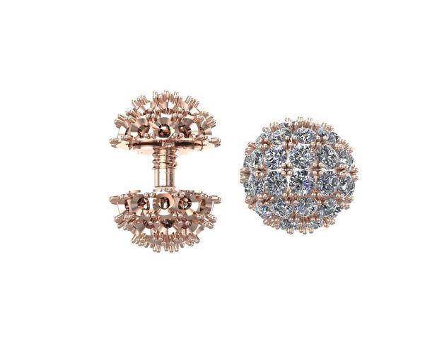 Golden pendants NN127 3D print model
