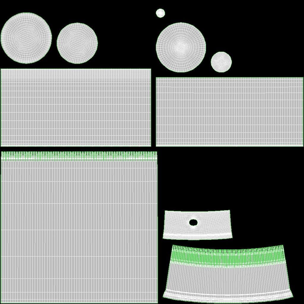 Cosmetics container 23 3D model_4