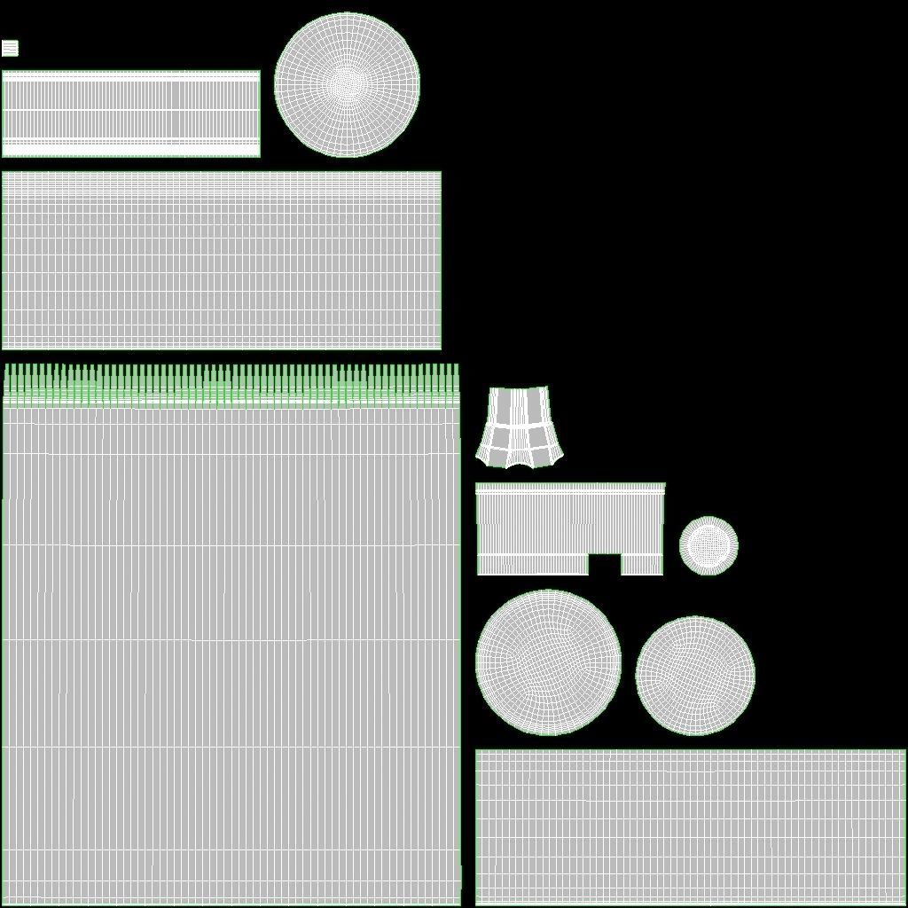 Cosmetics container 22 3D model_4