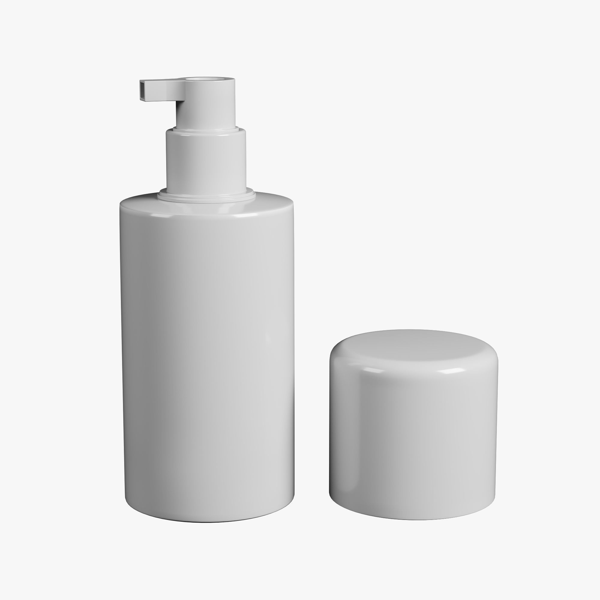 Cosmetics container 21 3D model_1