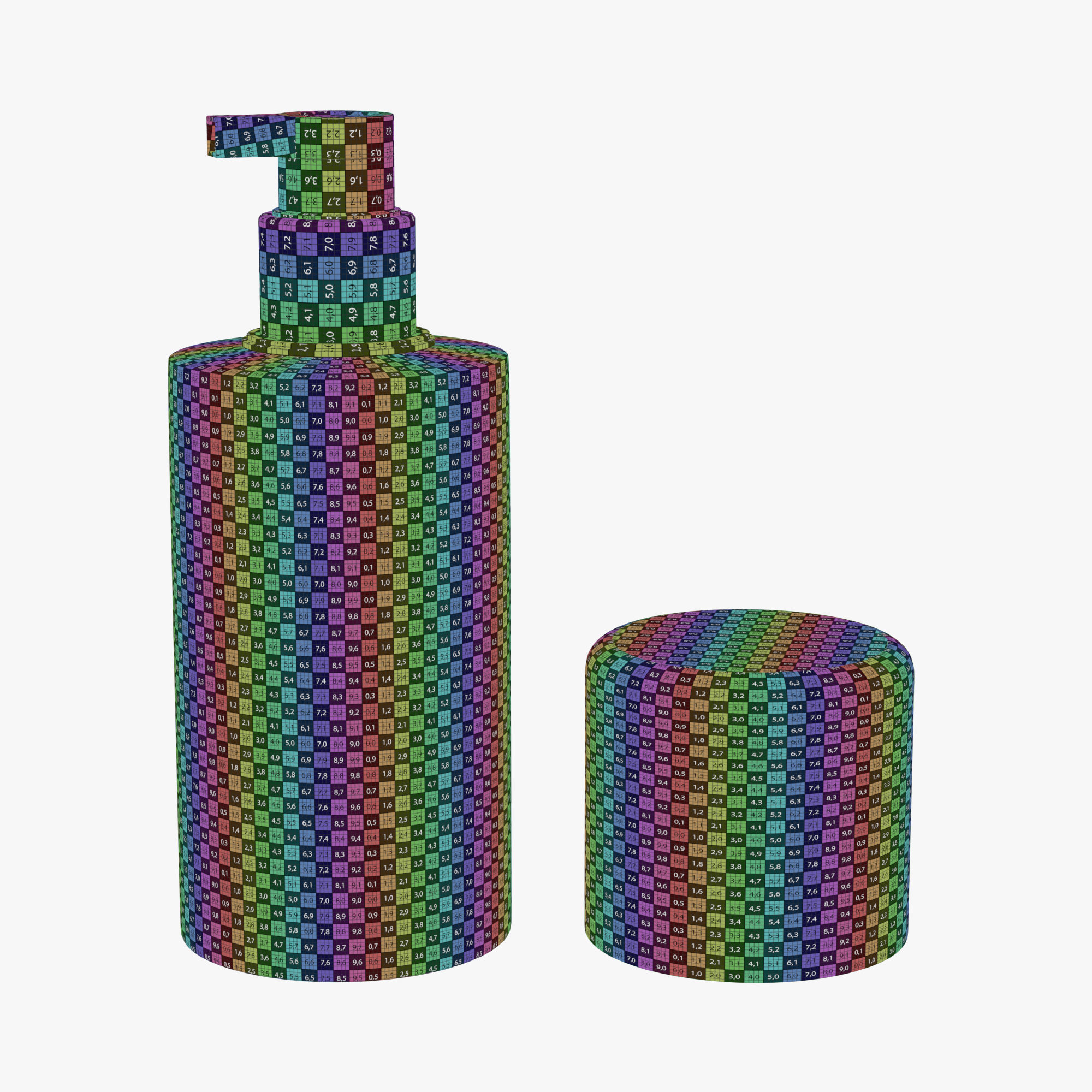 Cosmetics container 21 3D model_3