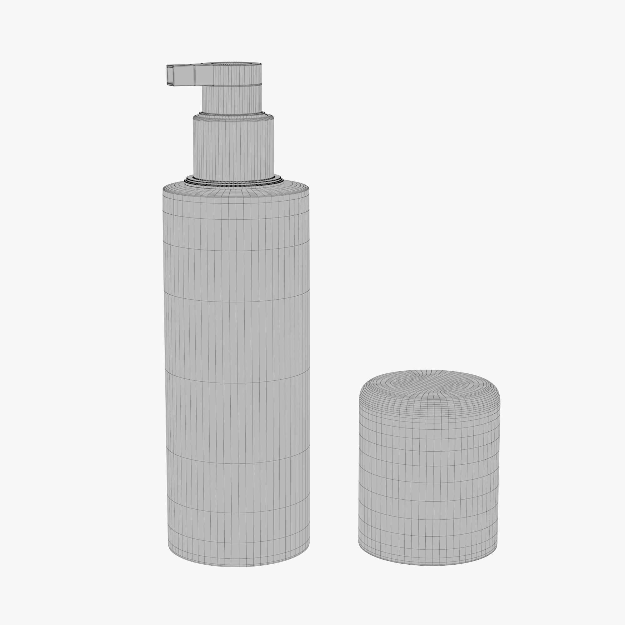 Cosmetics container 20 3D model_2