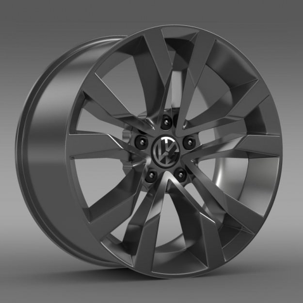 VW Beetle TDI 2012 rim 3D model_2