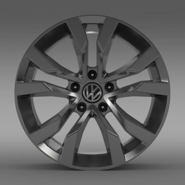 VW Beetle TDI 2012 rim 3D model_1