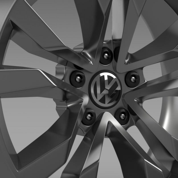 VW Beetle TDI 2012 rim 3D model_5