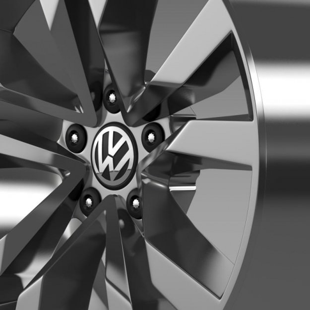 VW Beetle TDI 2012 rim 3D model_3