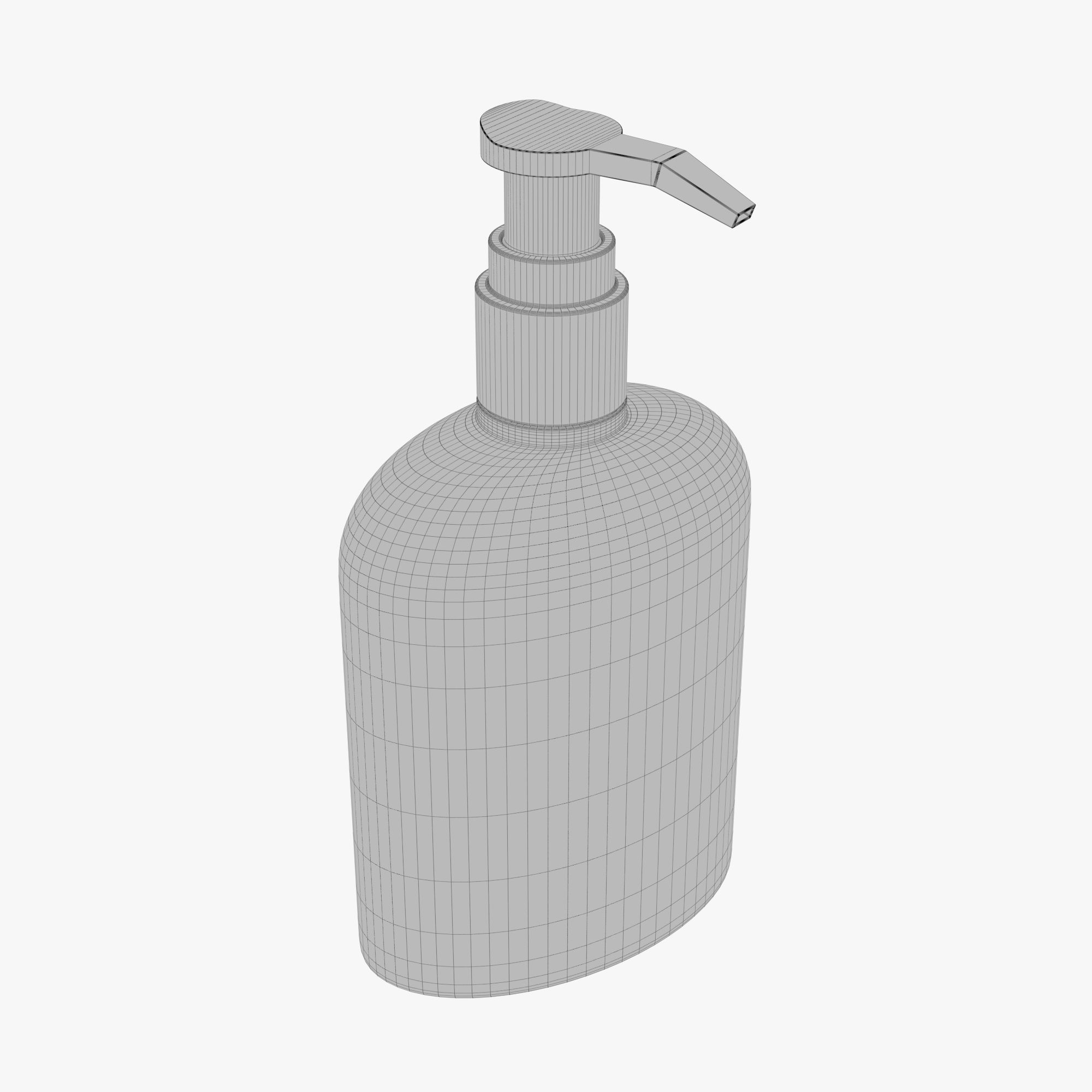 Cosmetics container 16 3D model_2