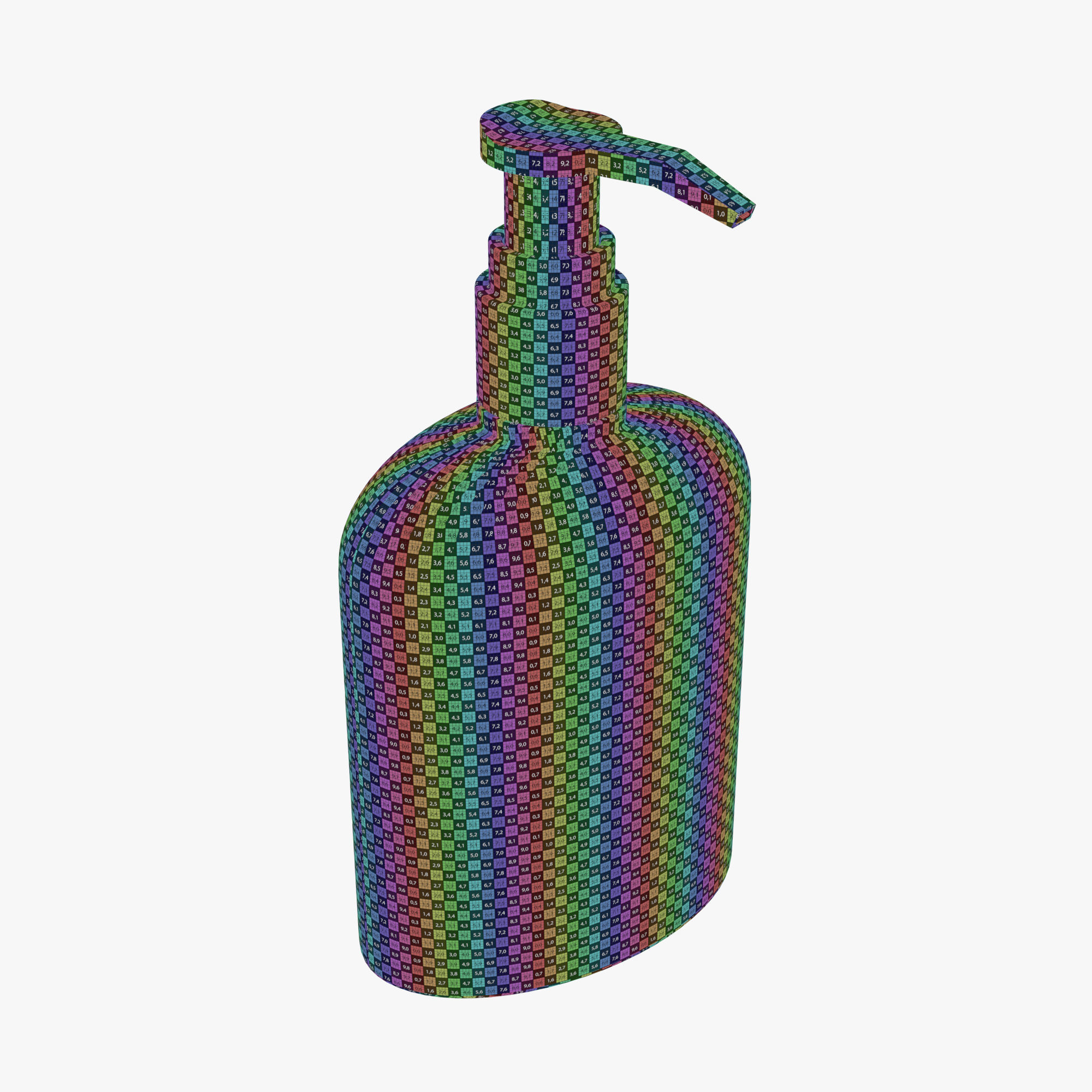 Cosmetics container 16 3D model_3