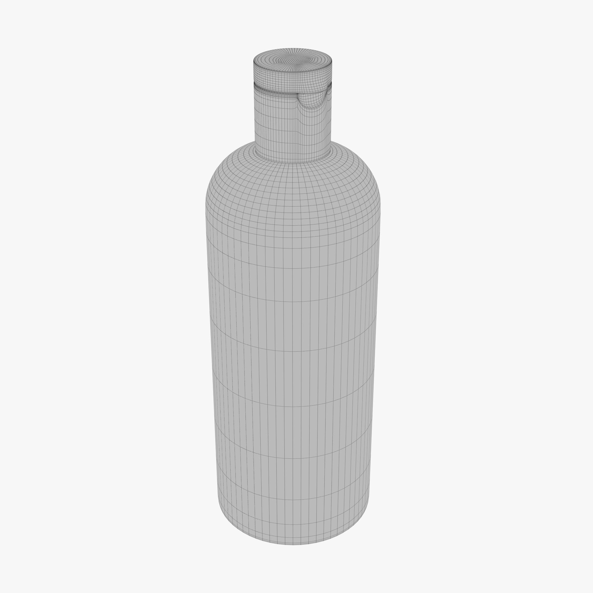 Cosmetics container 14 3D model_2