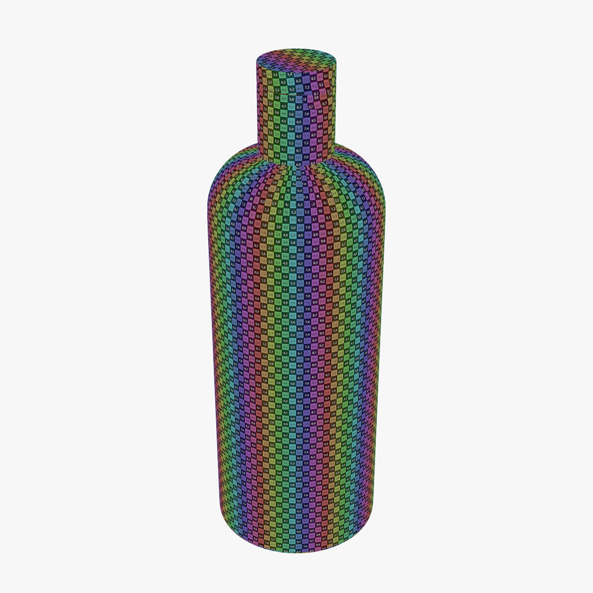 Cosmetics container 14 3D model_3