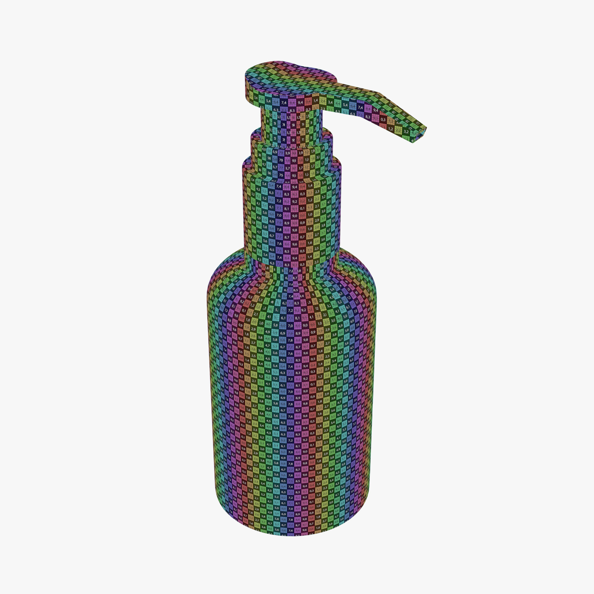 Cosmetics container 11 3D model_3