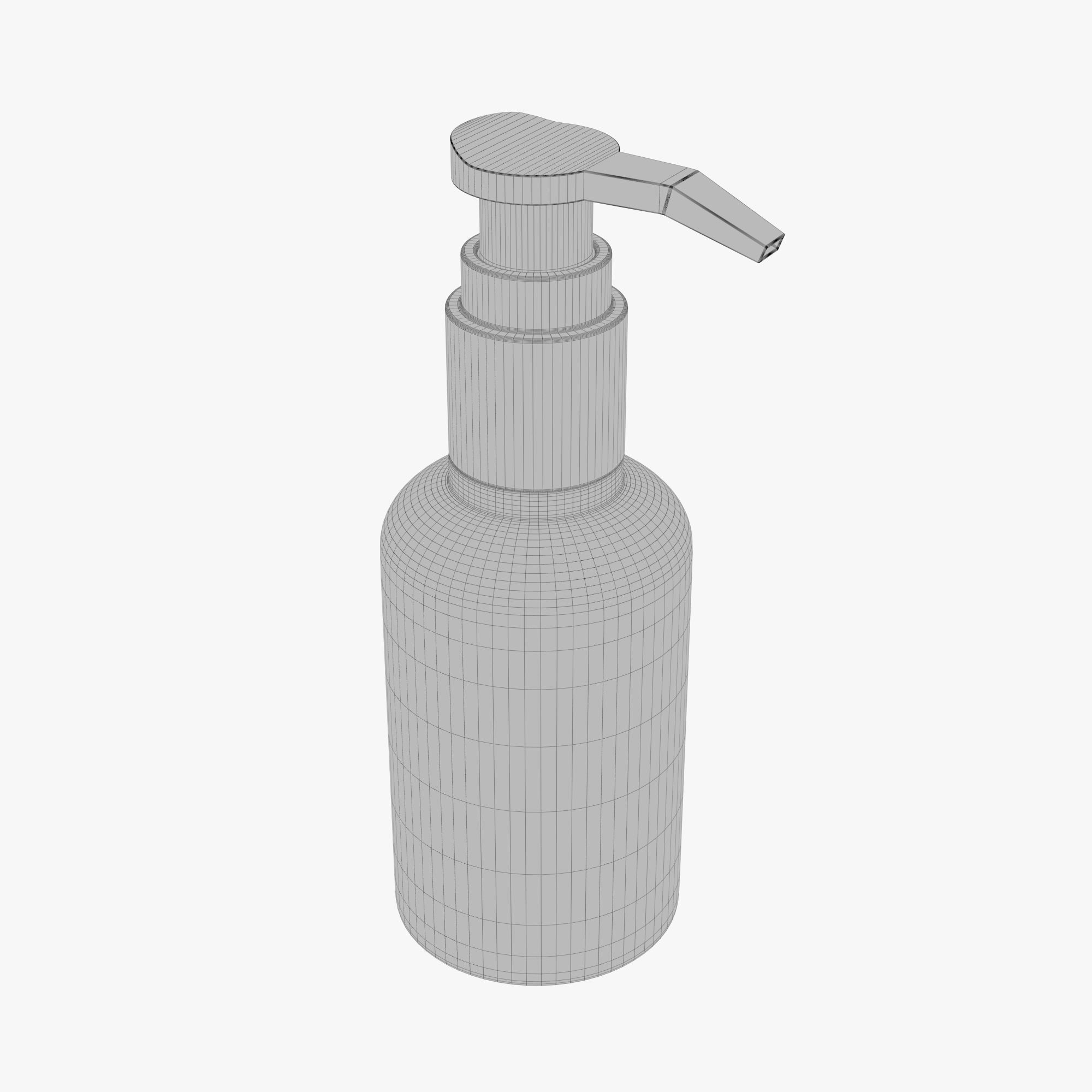 Cosmetics container 11 3D model_2