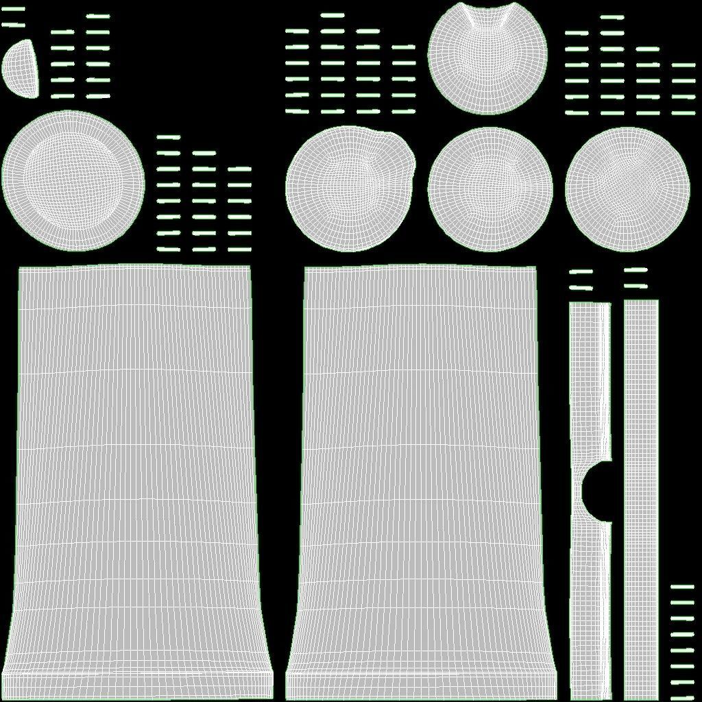 Cosmetics container 09 3D model_4