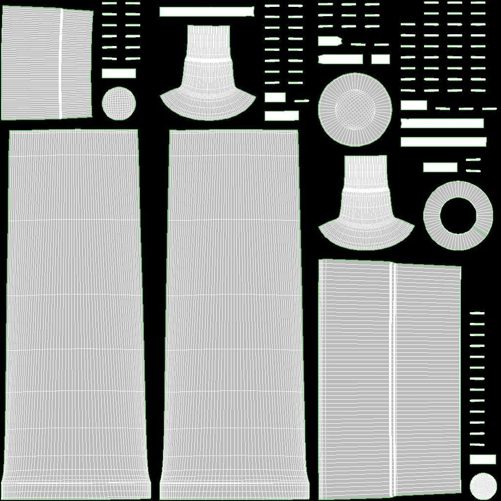 Cosmetics container 06 3D model_4