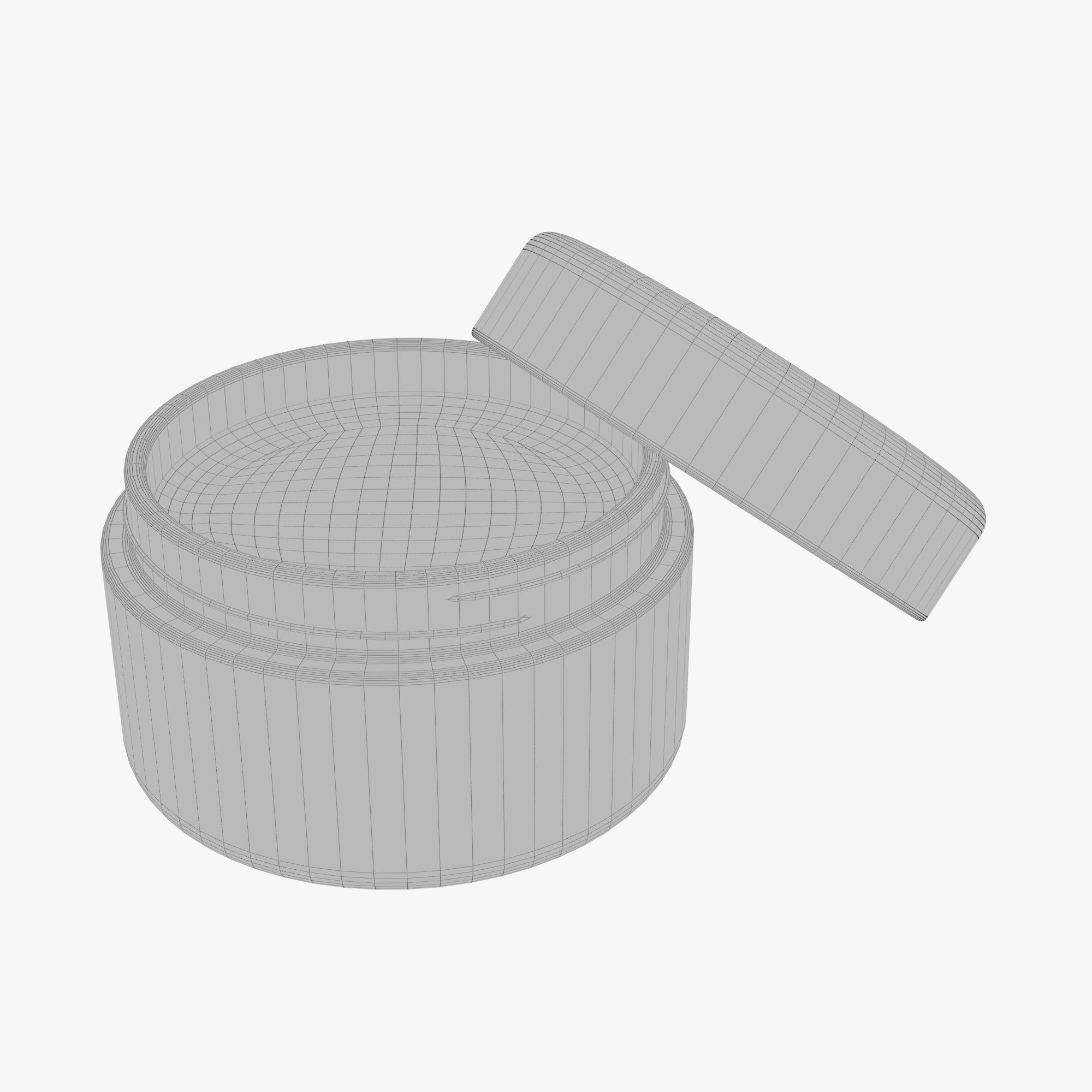 Cosmetics container 05 3D model_2