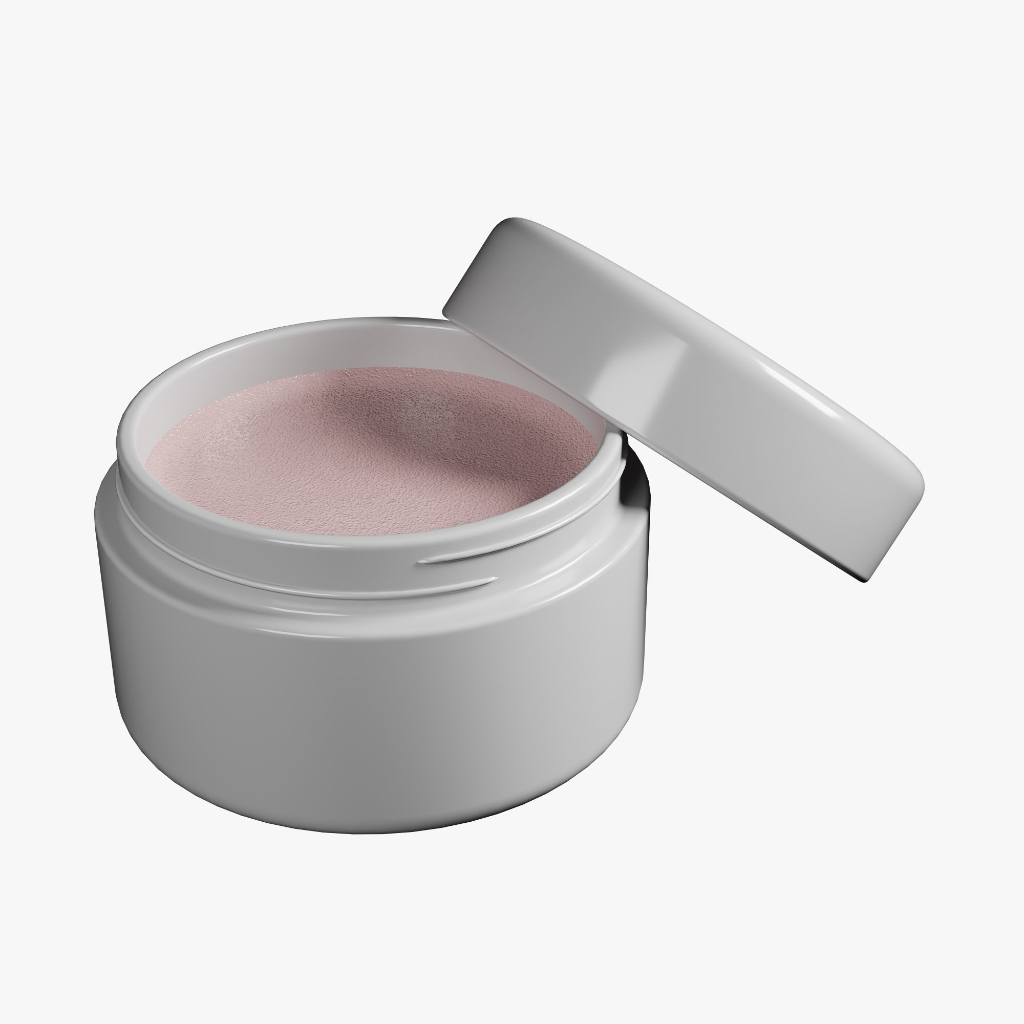 Cosmetics container 05 3D model_1