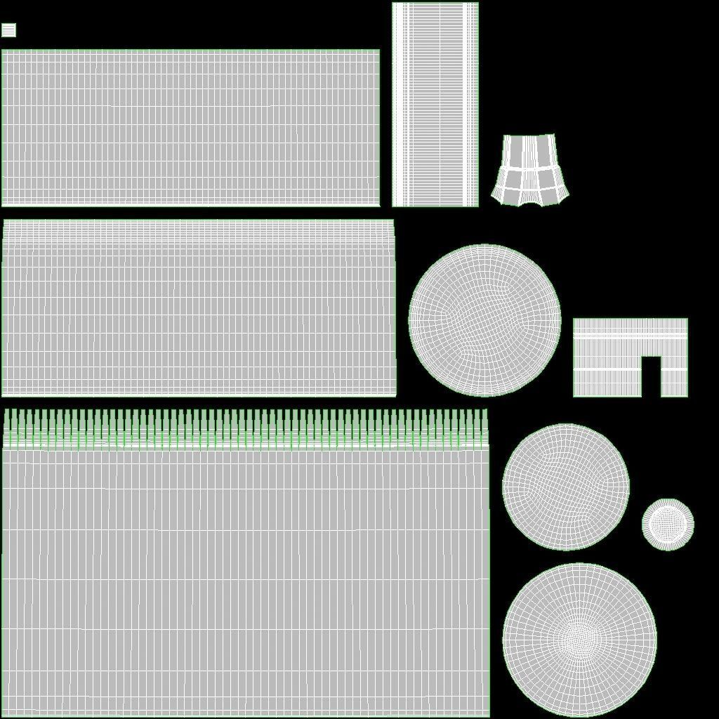 Cosmetics container 02 3D model_4