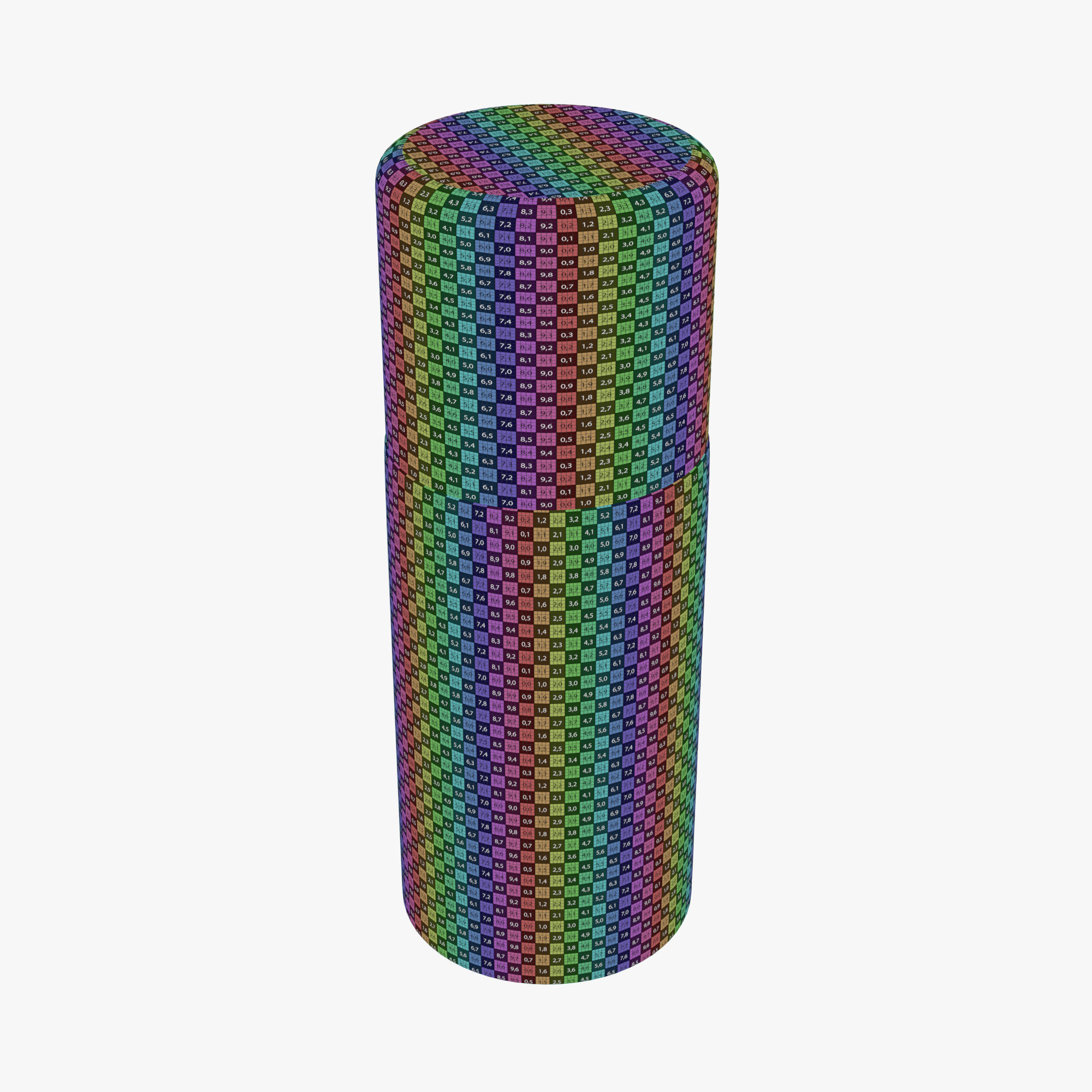 Cosmetics container 02 3D model_3