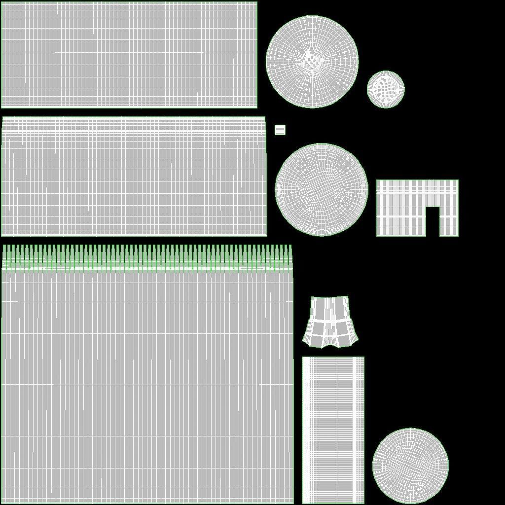 Cosmetics container 01 3D model_4