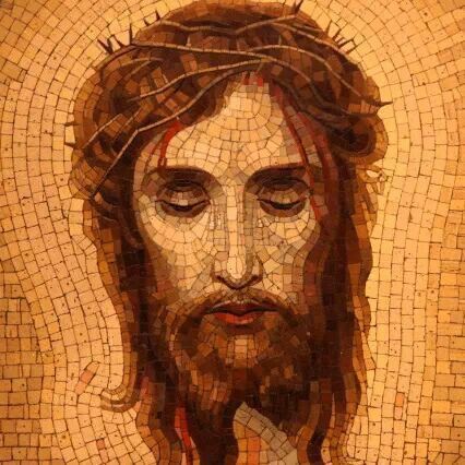 Jesus puzzle Low-poly 3D model_12