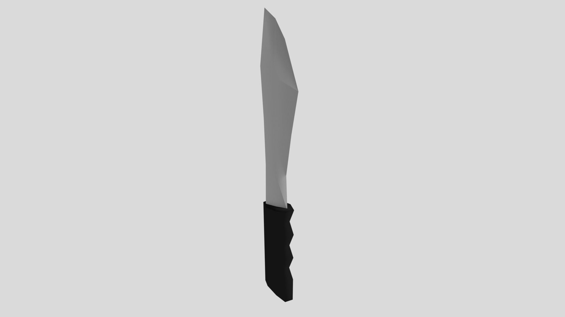 Knife Low-poly 3D model_6