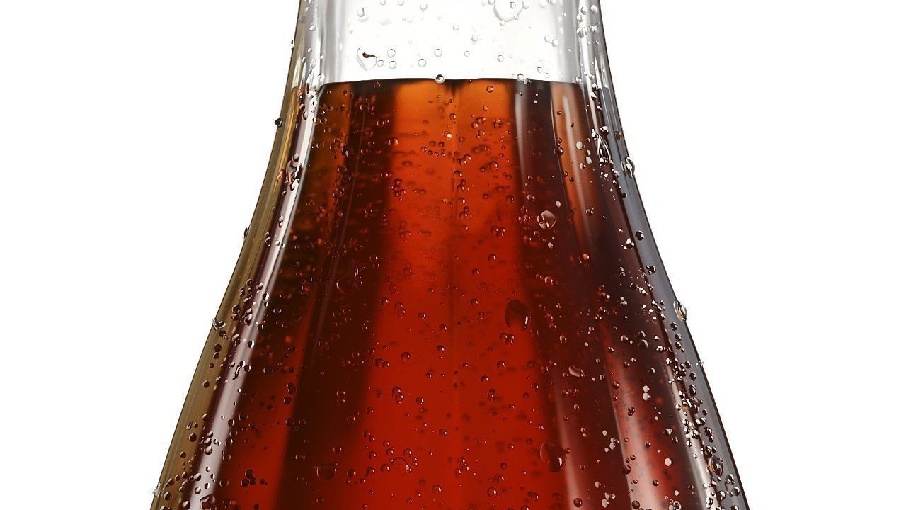 High Detailed Coca-Cola Bottle Models  3D model_1