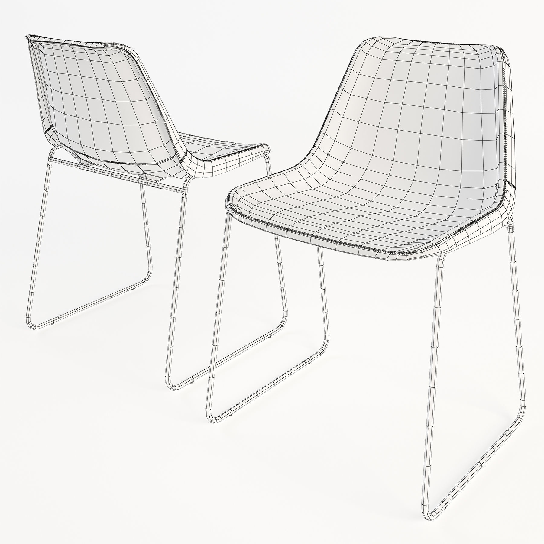 Siena Table Drexel Chair set 3D model_14