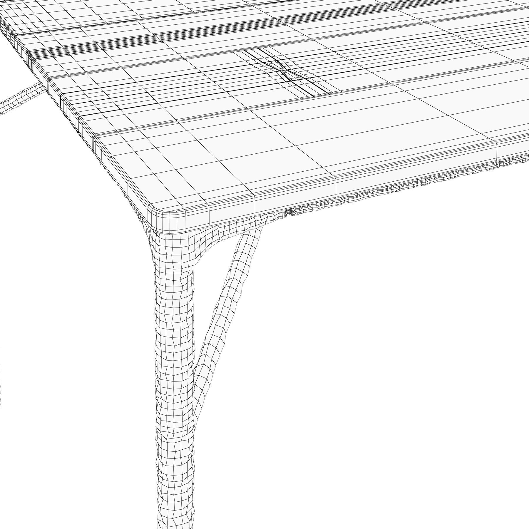 Siena Table Drexel Chair set 3D model_15