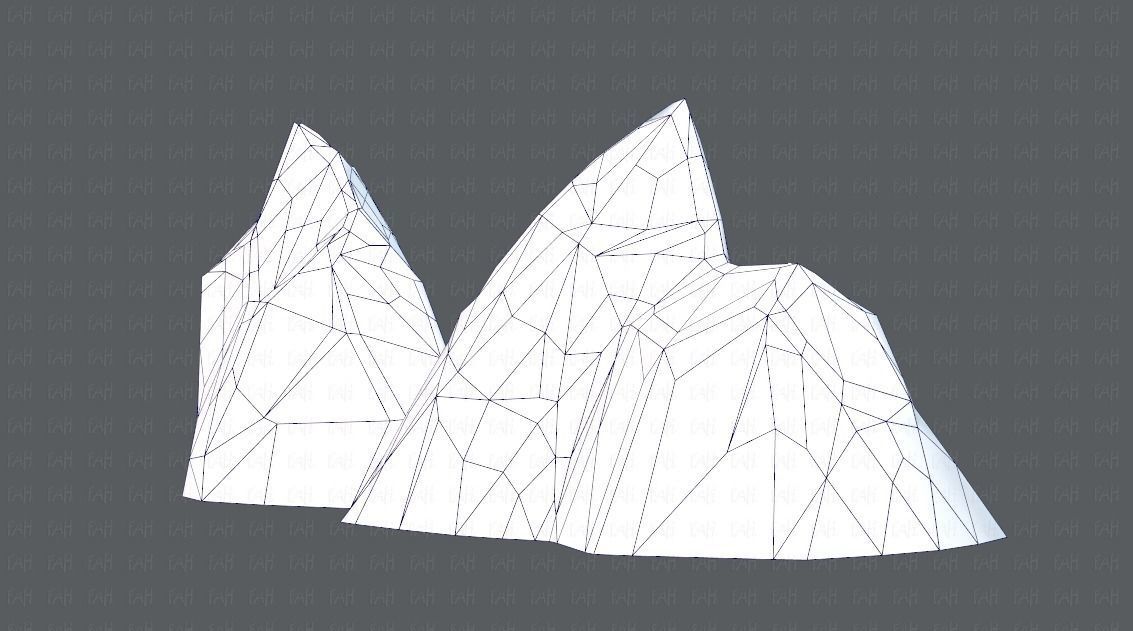 Rock V02 Low-poly 3D model_12