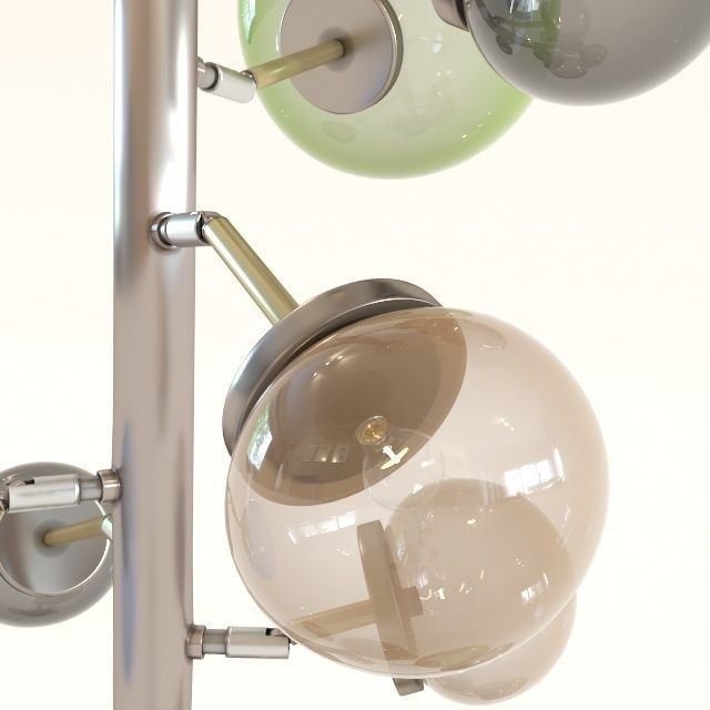 Floor Lamp Balloon Colore LED 3D model_2